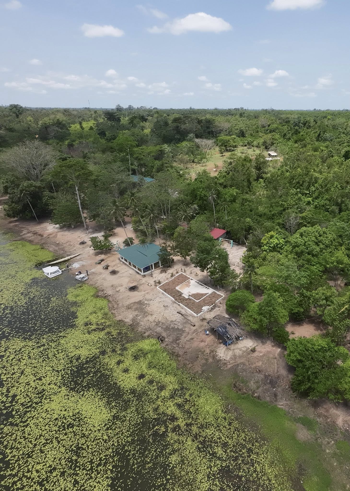 Vue aérienne du domaine